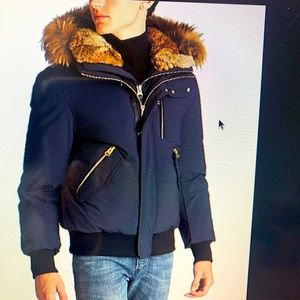 Mackage Men’s Dixon Bomber Jacket with Fur